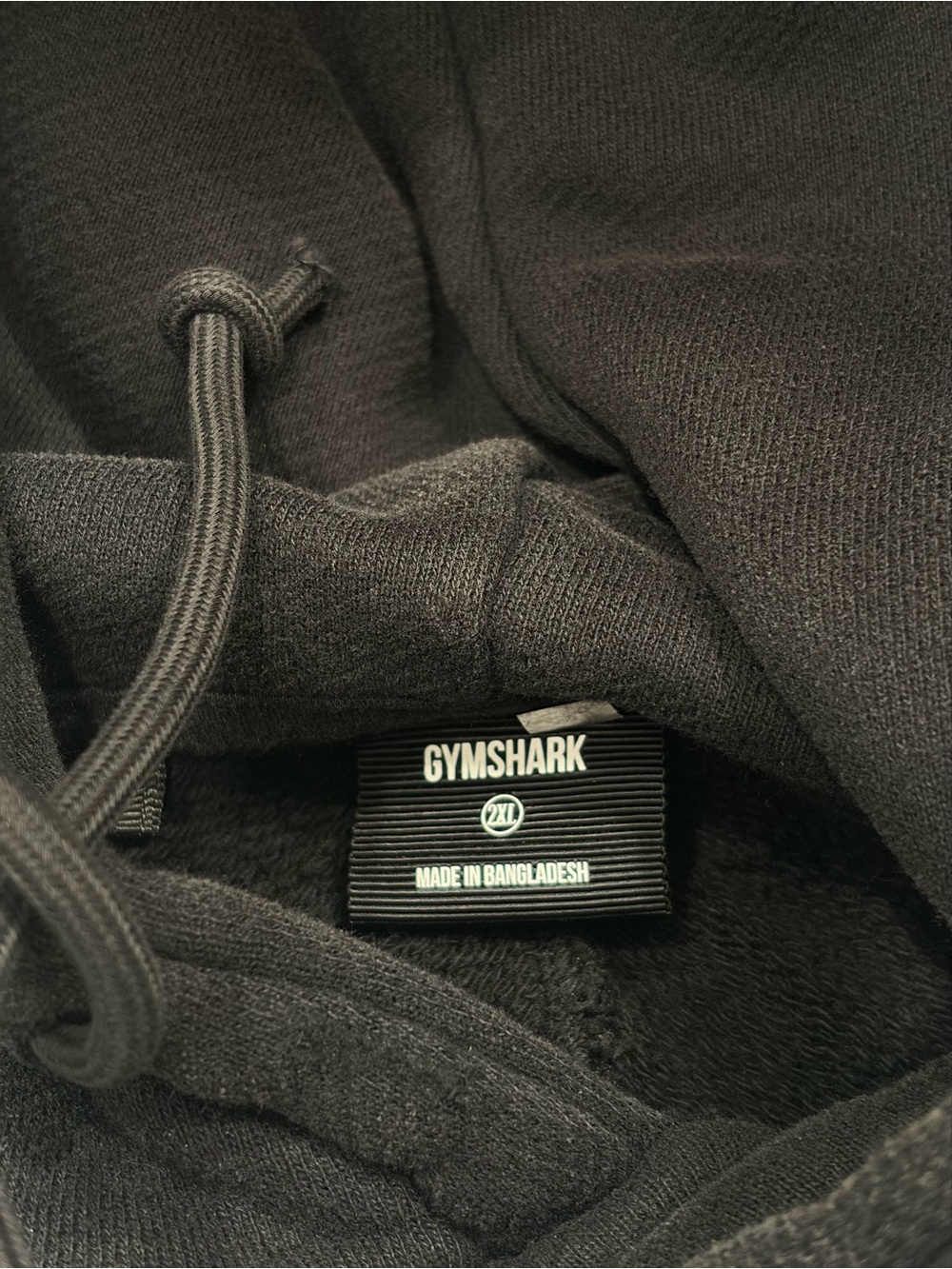 Gymshark X CBUM Washed Hoodie Size 2XL Black Oversized XXL NEW - Picture 6 of 6
